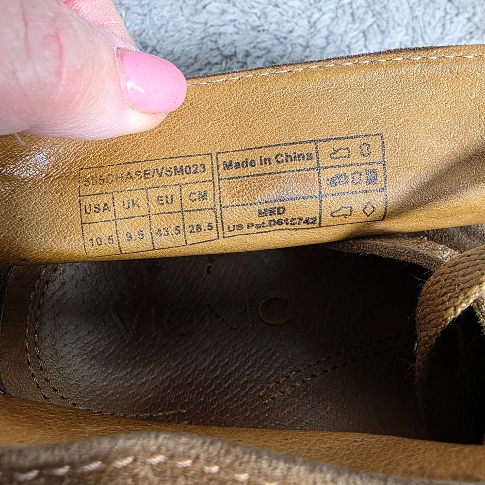 Vionic‎ Suede Leather Chukka Desert Boots Tan Suede Orthopedic Mens 10.5